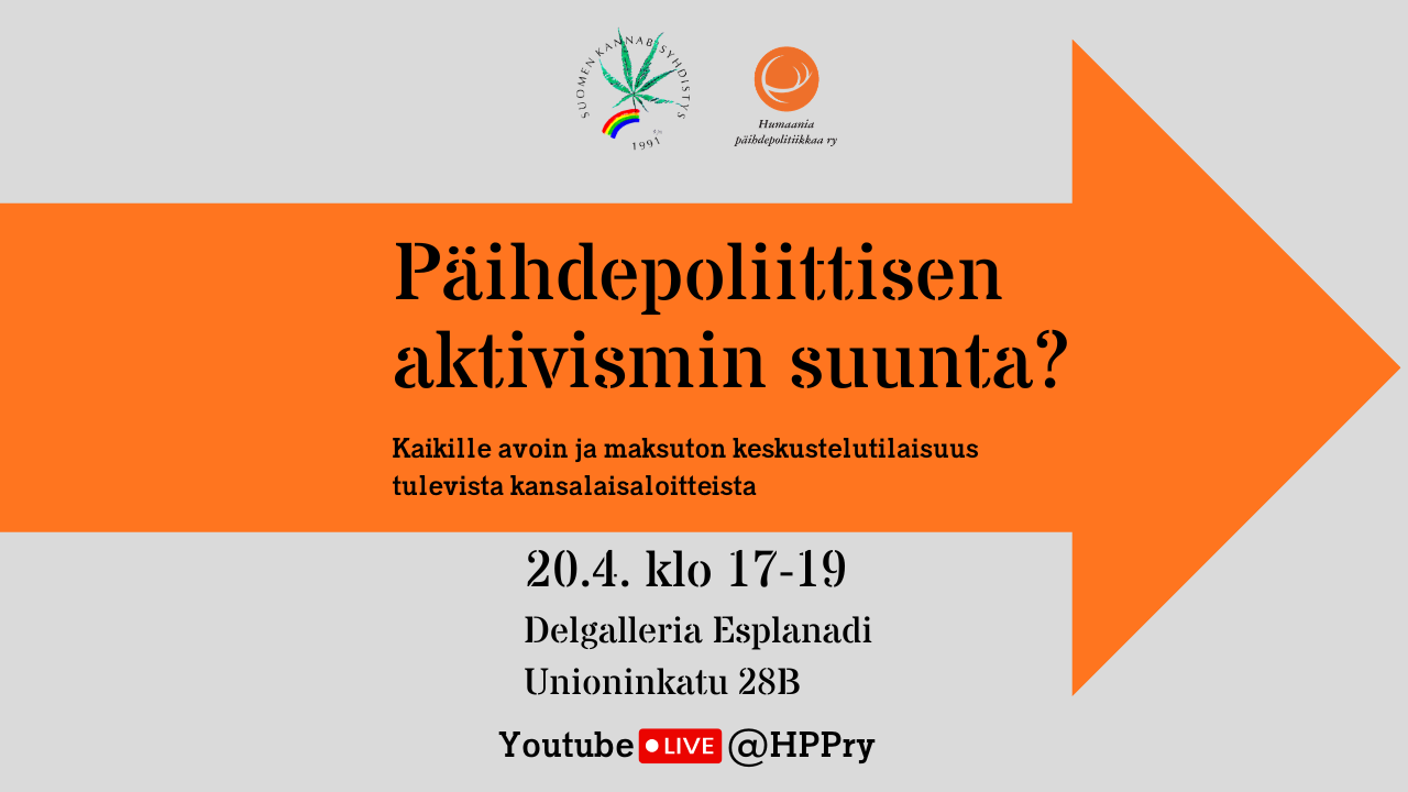 Päihdepoliittisen aktivismin suunta – kesustelutilaisuus